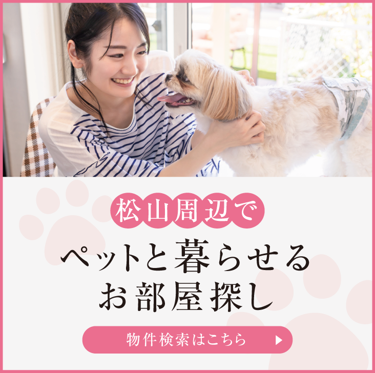 松山ペット賃貸探し